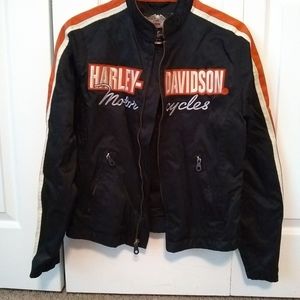 Harley Davidson jacket.